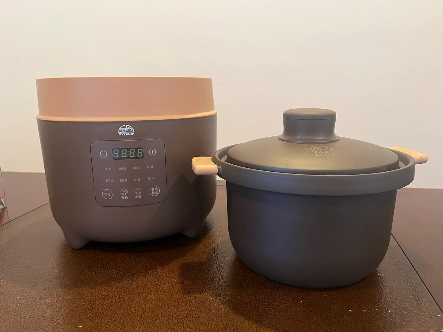 Myland 8-cup/4L natural purple clay rice cooker ERCP080 - YOURISHOP.COM