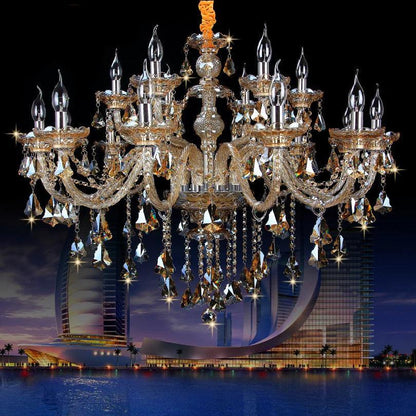 New Luxury Led Crystal Chandelier K9 Large 6/8/10/15/18/24 Arms Living Room Modern Lustres De Lamps For Bedroom Lighting - YOURISHOP.COM