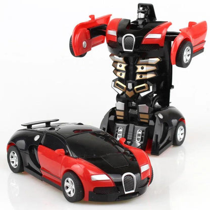 New One-key Deformation Car Toys Automatic Transform Robot Plastic Model Car Funny Diecasts Toy Boys Amazing Gifts Kid Toy - YOURISHOP.COM