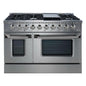 Ontario 48'' Stainless Steel Professional Freestanding Full Gas Range VRG-ONTARIO-48SS - YOURISHOP.COM