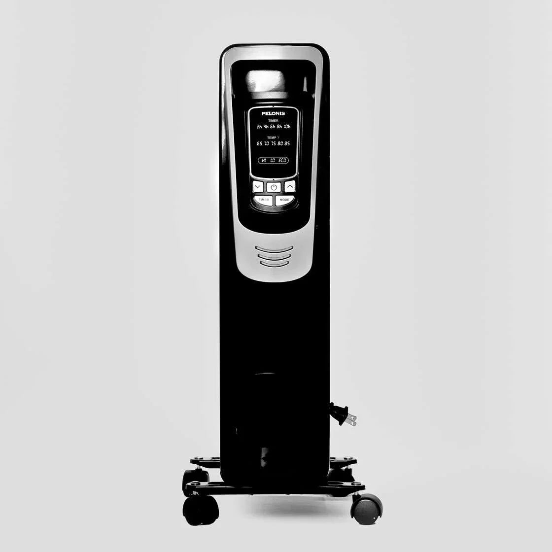 [Pelonis NY1507-14A] Electric Oil Filled Radiator Heater | 1500W | Black | Yourishop.com - YOURISHOP.COM