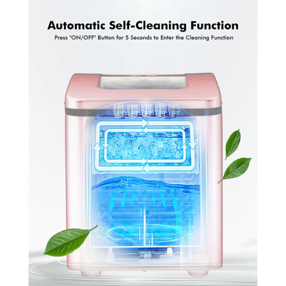 Portable Ice Maker 26lbs/24h | Party Ice Machine Countertop | Costway EP24744US - YOURISHOP.COM