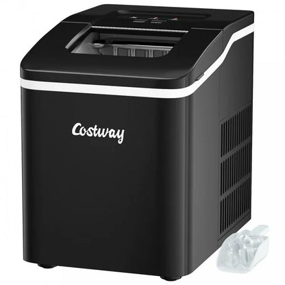 Portable Ice Maker 26lbs/24h | Party Ice Machine Countertop | Costway EP24744US - YOURISHOP.COM