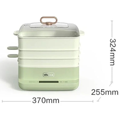 Rice Roll Machine CFJ-A80B2, Electric Steamer, Home Drawer-style Rice Noodle/Roll Machine, Multifunction Breakfast Machine, Steamer for Cooking Dim Sum Buns Dumplings - YOURISHOP.COM