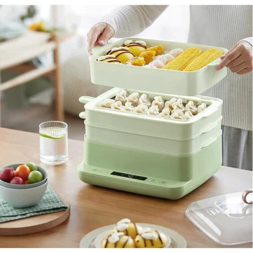 Rice Roll Machine CFJ-A80B2, Electric Steamer, Home Drawer-style Rice Noodle/Roll Machine, Multifunction Breakfast Machine, Steamer for Cooking Dim Sum Buns Dumplings - YOURISHOP.COM