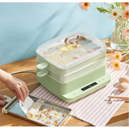 Rice Roll Machine CFJ-A80B2, Electric Steamer, Home Drawer-style Rice Noodle/Roll Machine, Multifunction Breakfast Machine, Steamer for Cooking Dim Sum Buns Dumplings - YOURISHOP.COM