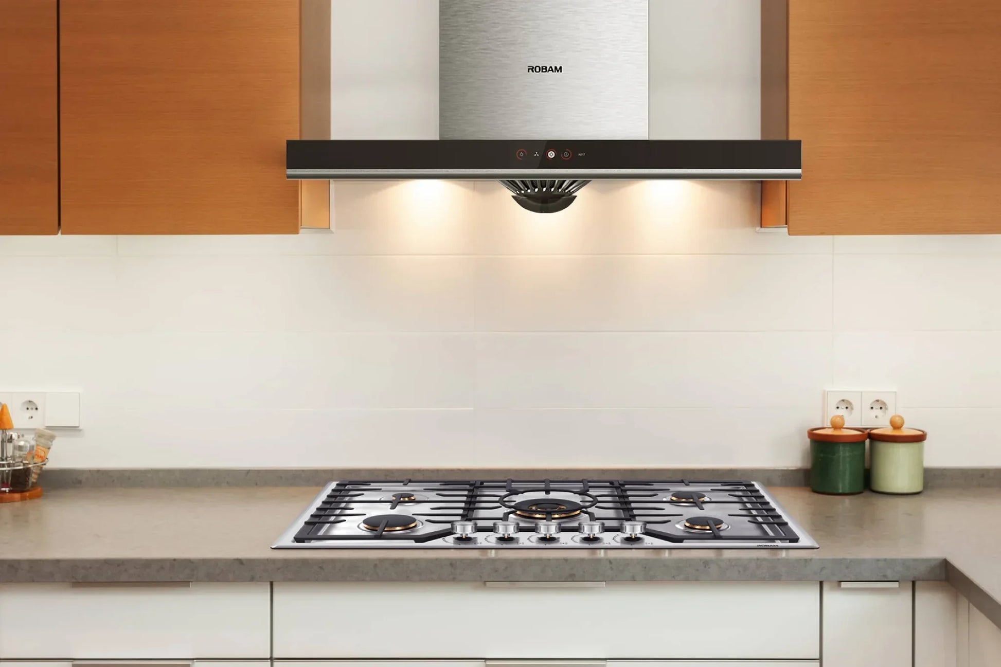 ROBAM Gas Cooktop G515 | G-Series | 36" | High-Performance | Yourishop.com - YOURISHOP.COM