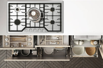 ROBAM Gas Cooktop G515 | G-Series | 36" | High-Performance | Yourishop.com - YOURISHOP.COM