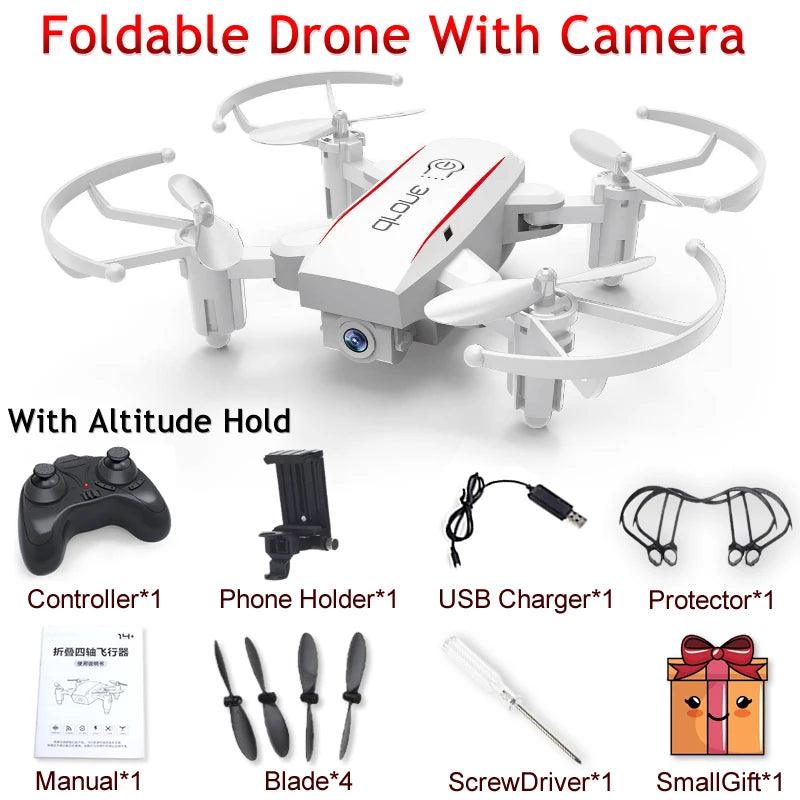 S9 S9W S9HW Foldable RC Mini Drone Pocket Drone Micro Drone RC Helicopter With HD Camera Altitude Hold Wifi FPV FSWB - YOURISHOP.COM