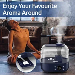 SEJOY 5L Humidifiers for Bedroom Large Capacity Low Noise for Home Office Ultrasonic Mist Humidifier - YOURISHOP.COM