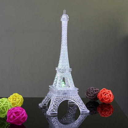 S/M/L Romantic France Mini Eiffels Tower LED Color Changing Night Light Home Bedroom Party Lamp Decor Home Decor Christmas Gifts - YOURISHOP.COM