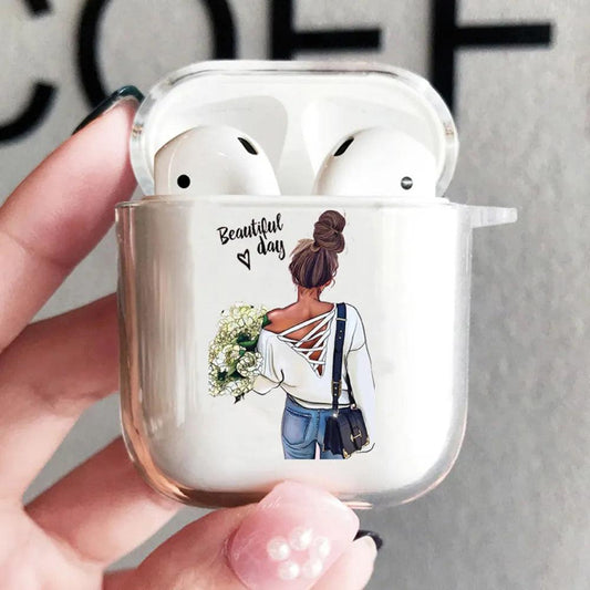 Soft TPU Cover Bags For Apple Airpods 1 2 3 Case Baby Women Mom Case For Air Pods Pro Wireless Earphone Accessories Charging Box - YOURISHOP.COM
