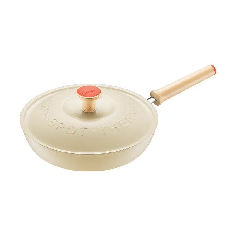 Supor exquisite red dot non-stick frying pan EJ26QLP01, 26 cm diameter, with lid - YOURISHOP.COM