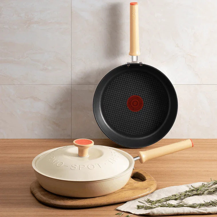 Supor exquisite red dot non-stick frying pan EJ26QLP01, 26 cm diameter, with lid - YOURISHOP.COM