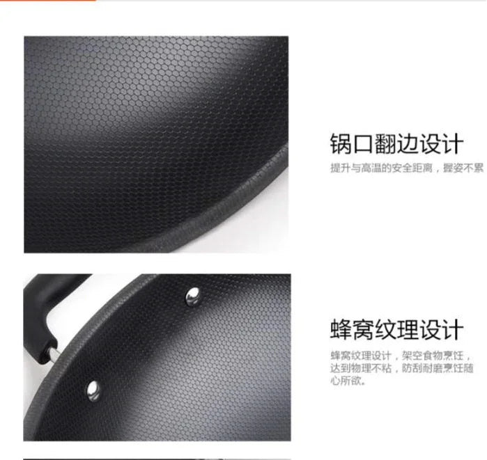 Supor genuine stainless steel iron pan PC34T12, 34 cm diameter - YOURISHOP.COM