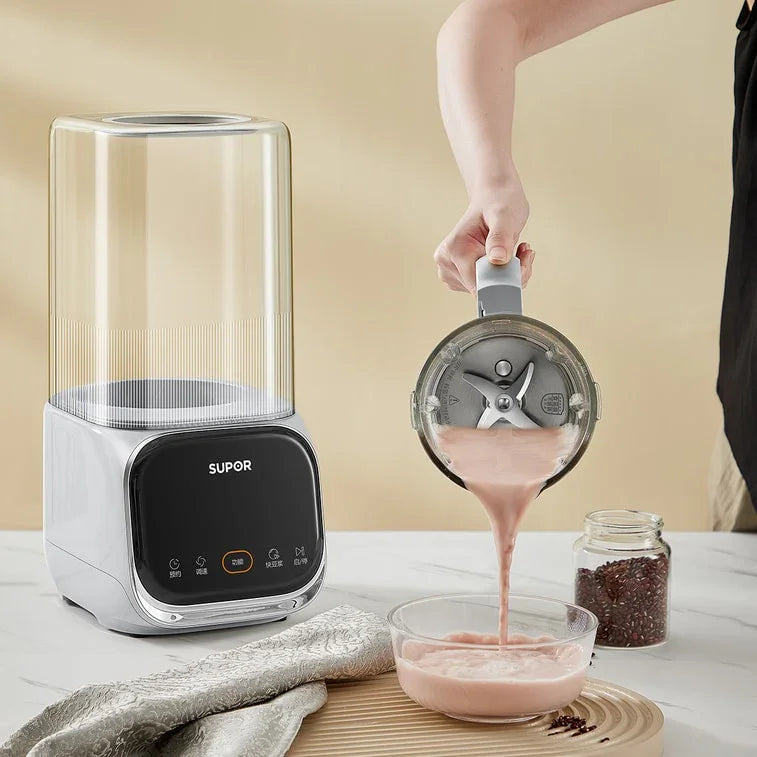 Supor HBR702US Quiet Soymilk Maker | 53dB Removable Blade | 1.2L