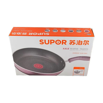 Supor Red Dot Frying Pan PJ26K4, Non-Stick Cooking Pan, 26 cm - YOURISHOP.COM