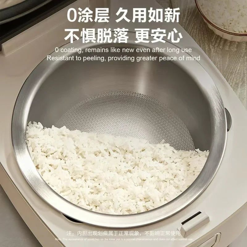 Supor rice cooker SF40IH99QUS | 8 Cups | IH heating | Stainless Steel Inner Pot - YOURISHOP.COM