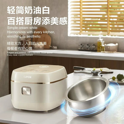 Supor rice cooker SF40IH99QUS | 8 Cups | IH heating | Stainless Steel Inner Pot - YOURISHOP.COM