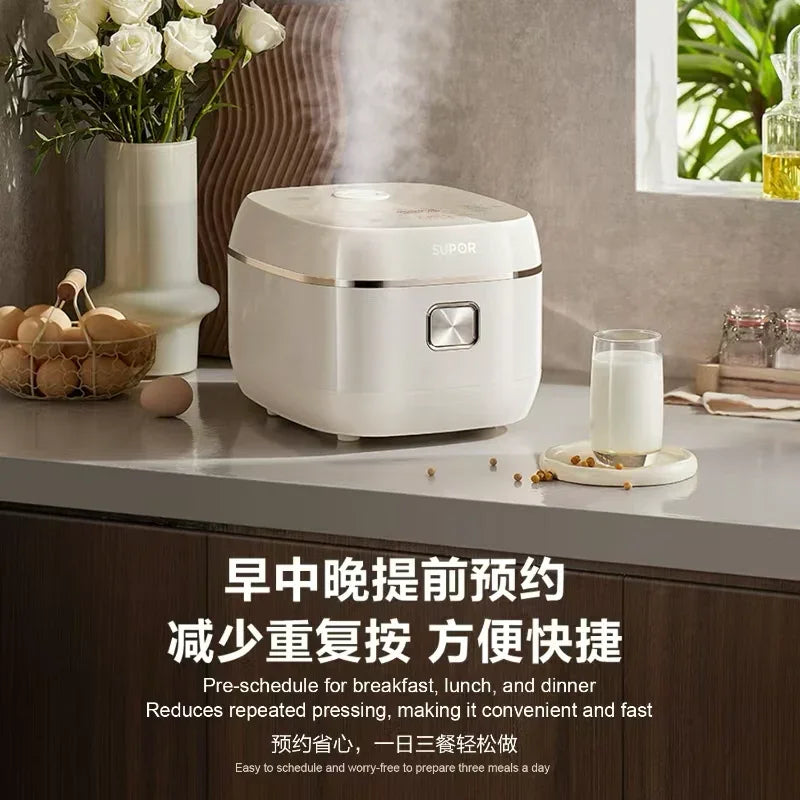 Supor rice cooker SF40IH99QUS | 8 Cups | IH heating | Stainless Steel Inner Pot - YOURISHOP.COM