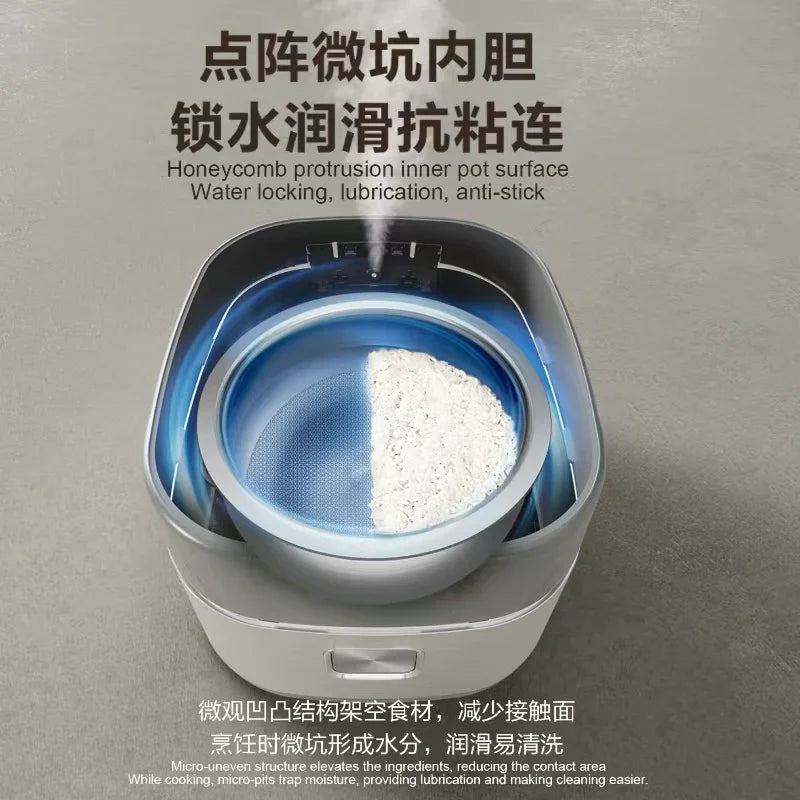 Supor rice cooker SF40IH99QUS | 8 Cups | IH heating | Stainless Steel Inner Pot - YOURISHOP.COM