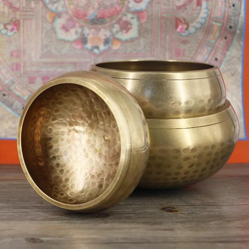 Tibetan Buddhist Chanting Supplies, Nepal Handmade Buddha Bowls, Meditation Copper Chime, Wholesale - YOURISHOP.COM