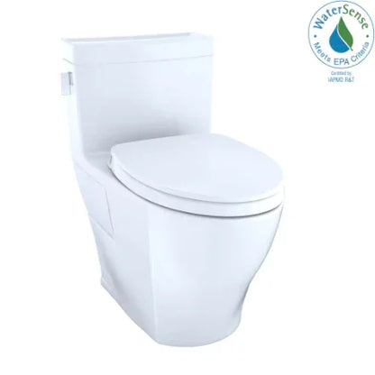 TOTO Legato WASHLET 1-Piece Elongated 1.28 GPF Universal Height Skirted Toilet, Cotton White - YOURISHOP.COM