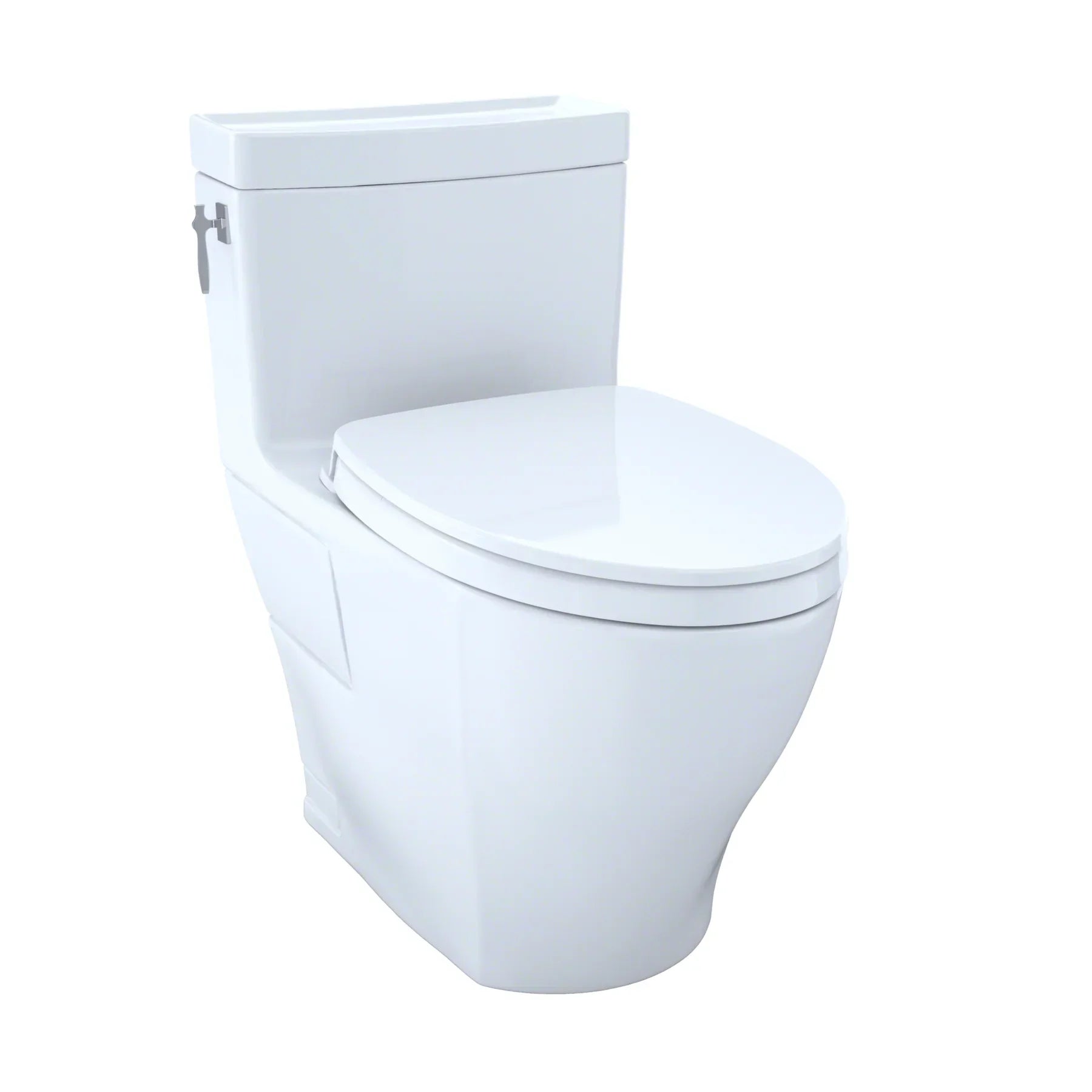 Toto MS626124CEFG#01 Aimes Toilet with SoftClose Seat | Elongated | 1.28 GPF - YOURISHOP.COM