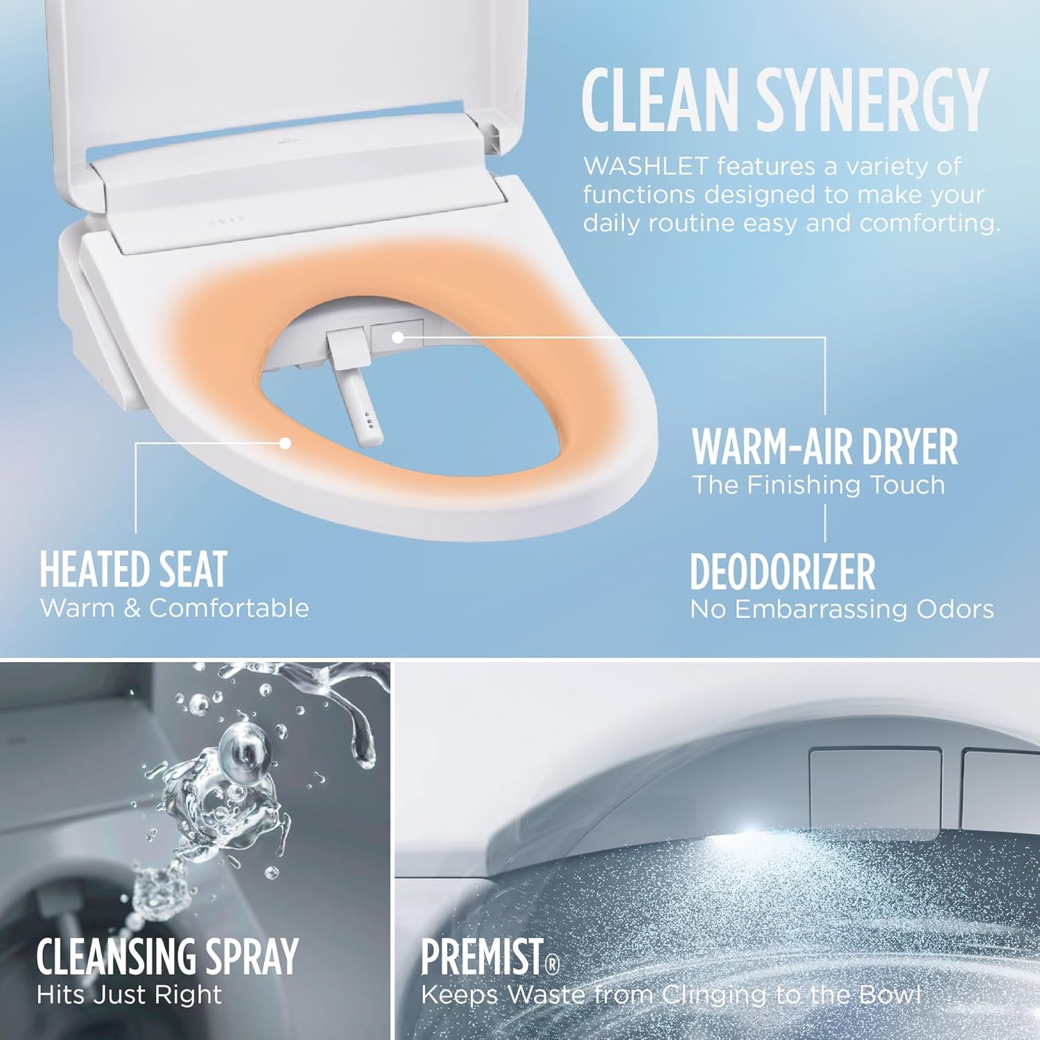 TOTO WASHLET S5 Electronic Bidet Toilet Seat with Instantaneous Water Heating - SW3446#01 - YOURISHOP.COM