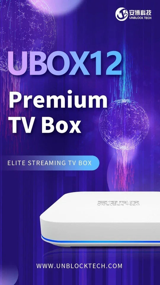 Unblock IPTV Box UBox12 | 12th digital | high-definition | Supports WIFi 6 - YOURISHOP.COM