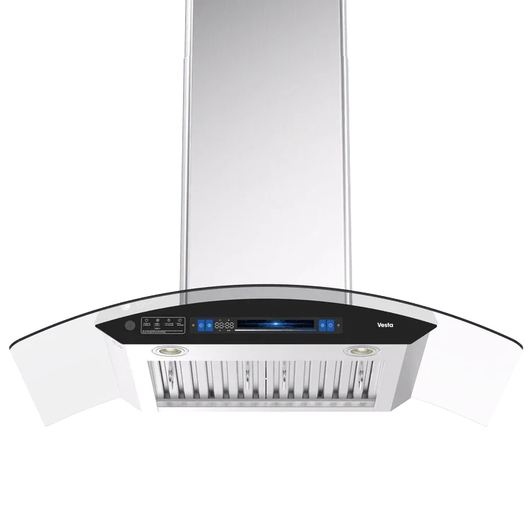 Vesta Range Hood Bremen, 1000CFM 30''/36'' Stainless Steel Wall Mount Voice Control DC Motor - YOURISHOP.COM