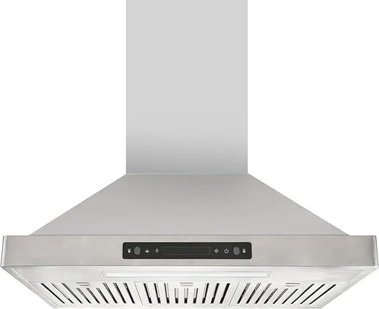 Vesta Range Hood Brussels | 800CFM | 30'' | Stainless Steel | Baffle Filters - YOURISHOP.COM