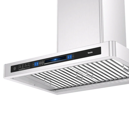 Vesta Range Hood Hamburg, 1000CFM, 30''/36'', Stainless Steel, Voice Control, DC Motor - YOURISHOP.COM