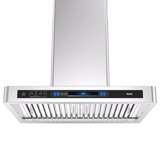 Vesta Range Hood Hamburg, 1000CFM, 30''/36'', Stainless Steel, Voice Control, DC Motor - YOURISHOP.COM