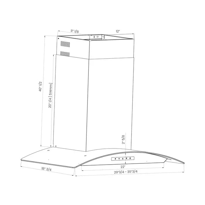 Vesta Range Hood VRH-AMSTERDAM | Wall-Mounted | 30“ | 800CFM - YOURISHOP.COM