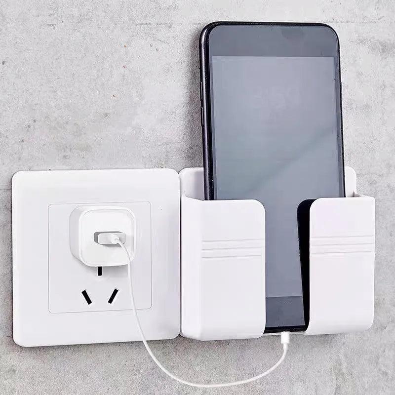 Wall Charger Hook Mobile Phone Holder For Iphone Xiaomi IOS Universal Cellphone Hanging Stand Bracket Hooks Charging Dock - YOURISHOP.COM