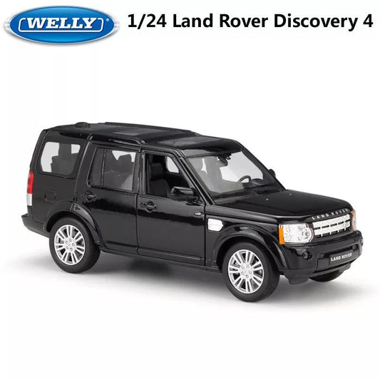 WELLY Model Car 1:24 Diecast Classic Alloy Car Toy Land Rover Discovery 4 Off-Road Metal Toy Car For Children Gifts Collection - YOURISHOP.COM