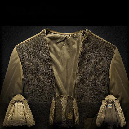 Winter Jacket Men Parkas Wool 2023 Military Thicken Fleece Cotton-Padded Warm Waterproof Jackets Male Heavy 2 in 1 Coat Overcoat - YOURISHOP.COM