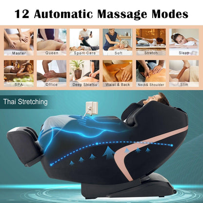 3D Massage Chair JL10013, SL-Track Full Body Zero Gravity with Thai Stretch - YOURISHOP.COM