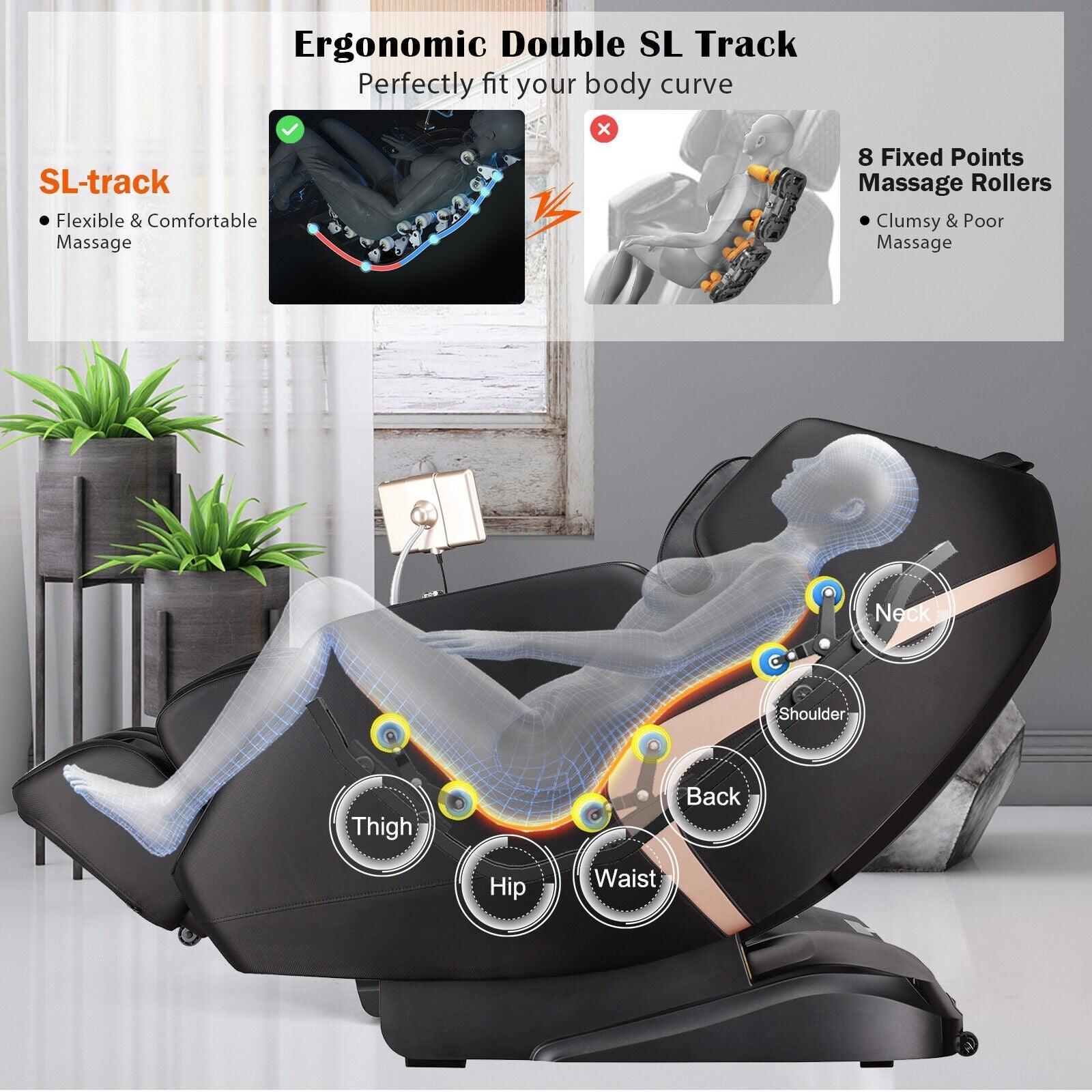 3D Massage Chair JL10013, SL-Track Full Body Zero Gravity with Thai Stretch - YOURISHOP.COM
