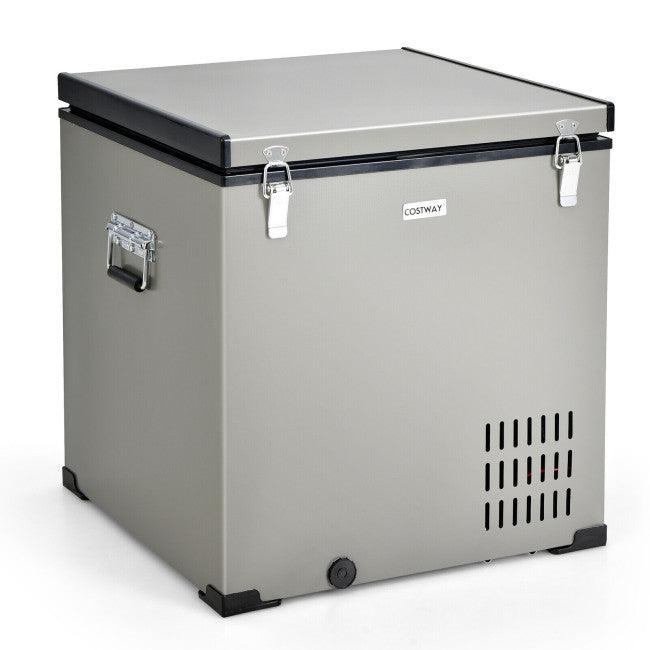 68 Quart Portable Car Refrigerator with DC and AC Adapter 62340857 - YOURISHOP.COM