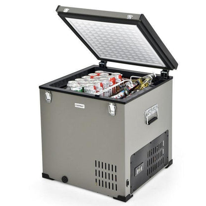68 Quart Portable Car Refrigerator with DC and AC Adapter 62340857 - YOURISHOP.COM