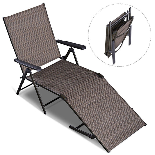 Adjustable chaise lounge 60978532，outdoor patio pool - YOURISHOP.COM