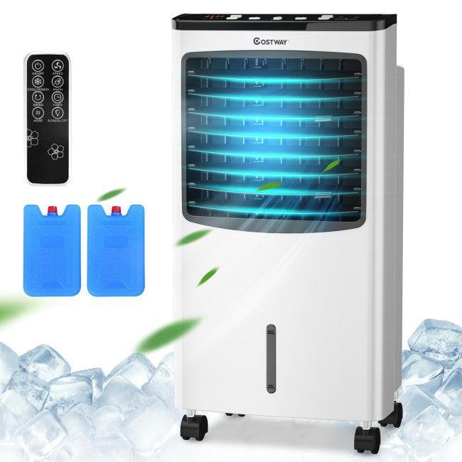 Air Cooler EP23665: Remote Control,3-in-1, Portable Evaporative Fan, Air flow: 215 CFM, Water tank capacity: 8L - YOURISHOP.COM