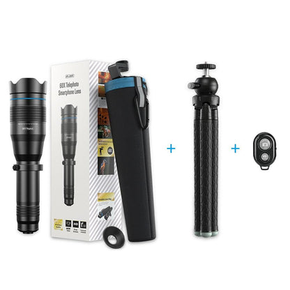 APEXEL HD 60X Telescope Lens Phone Camera Lens Super Telephoto Zoom Monocular + Extendable Tripod With Remote For All Smartphone - YOURISHOP.COM