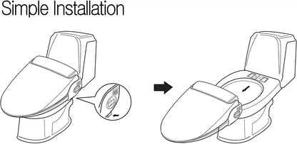 APOLLO BIDET AP-8800 | Enema Function | Warm Water Clean | Warm Seat | Air Dry - YOURISHOP.COM