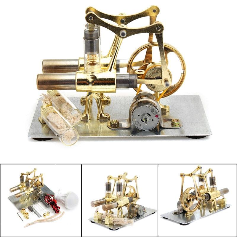 Balance Stirling Engine Miniature Model Steam Power Technology Scientific Power Generation Experimental Toy - YOURISHOP.COM
