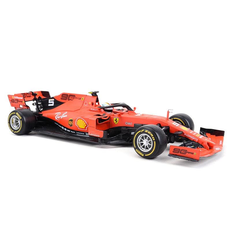 Bburago 1:18 2019 SF90 F1 Racing #16 #05 Formula Car Static Die Cast Vehicles Collectible Model Car Toys - YOURISHOP.COM