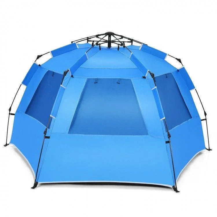 Beach Tent 31429756,UPF 50+ Portable Sun Shelter,3-4 Person Easy Pop-Up - YOURISHOP.COM