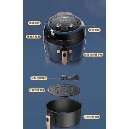 BEAR Air Fryer QZG-B14C1, 10 in 1 Digital Air Fryer Oven 6.5 QT with Free Recipes - YOURISHOP.COM